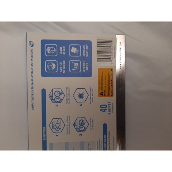 Laundry Detergent Sheets Eco Washing 80 Loads Fresh Linen HE Washer Hot/Cold - Picture 7 of 8